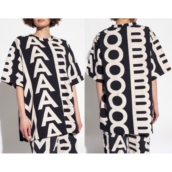 NWT Marc Jacobs The Monogram T-Shirt - Picture 1 of 16